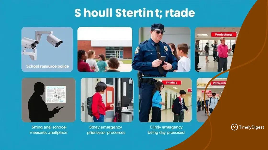Effective strategies for enhancing school security