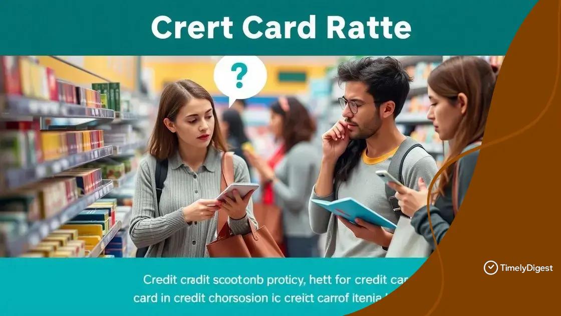 How credit card rates affect consumer behavior