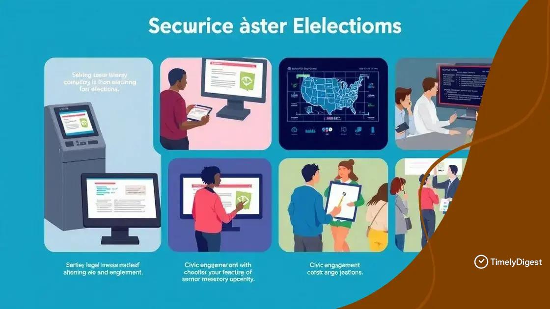 Role of technology in securing elections