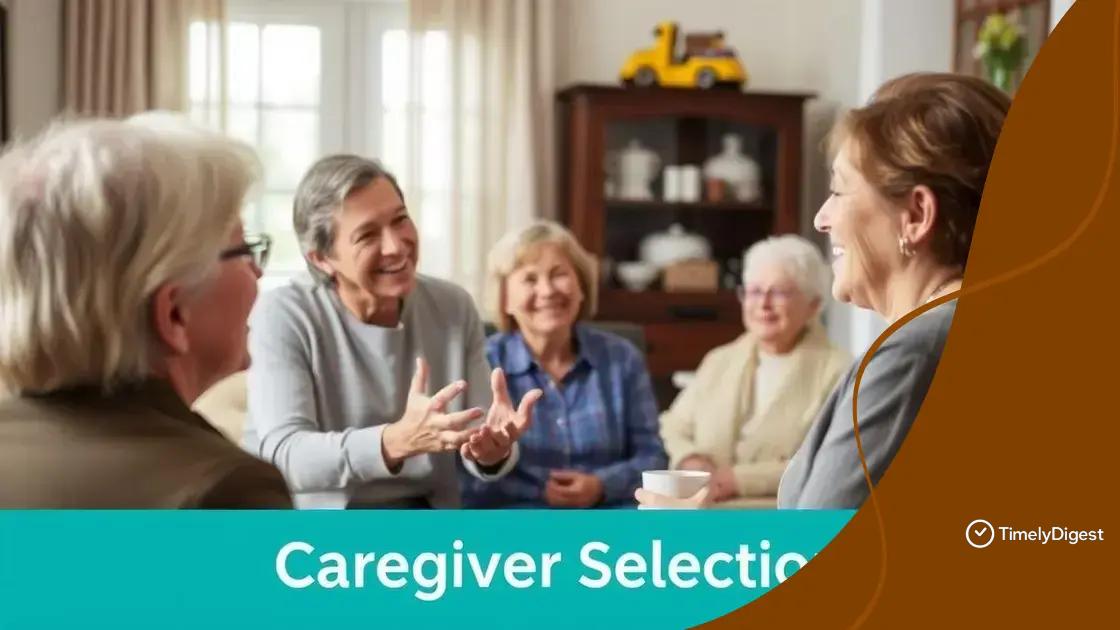 How to choose the right caregivers
