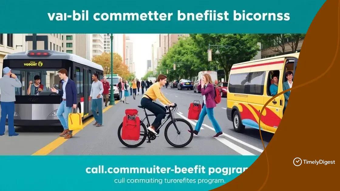 Popular commuter benefit programs