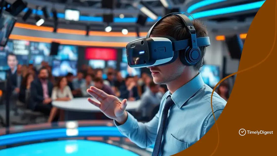 Benefits of virtual reality for reporters