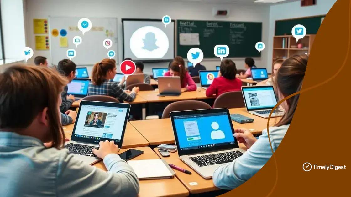 How to effectively use social media in education