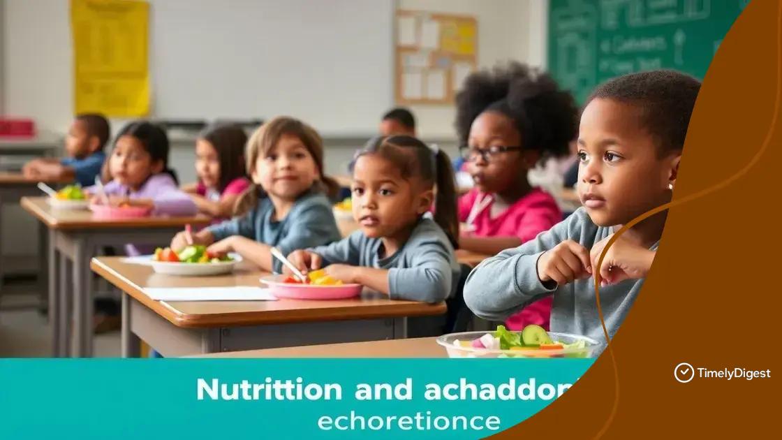 How school meal policies affect student performance