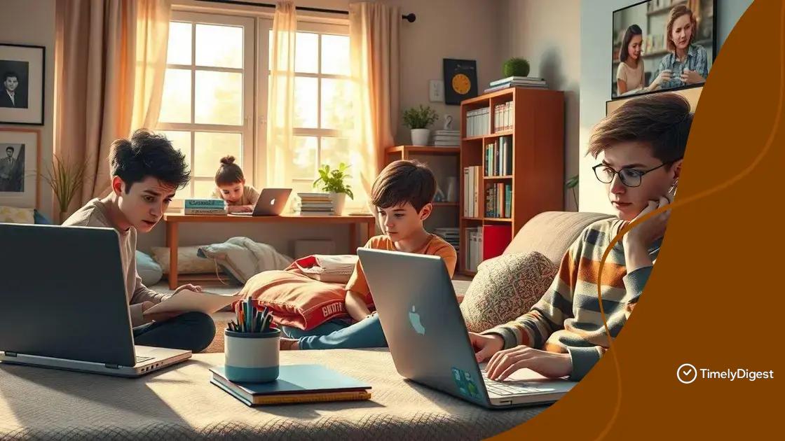 Challenges faced in online learning environments