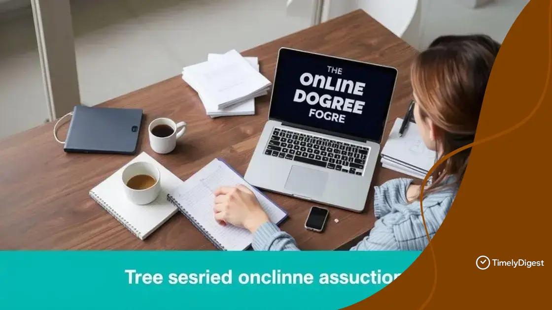 How to choose the right online degree program