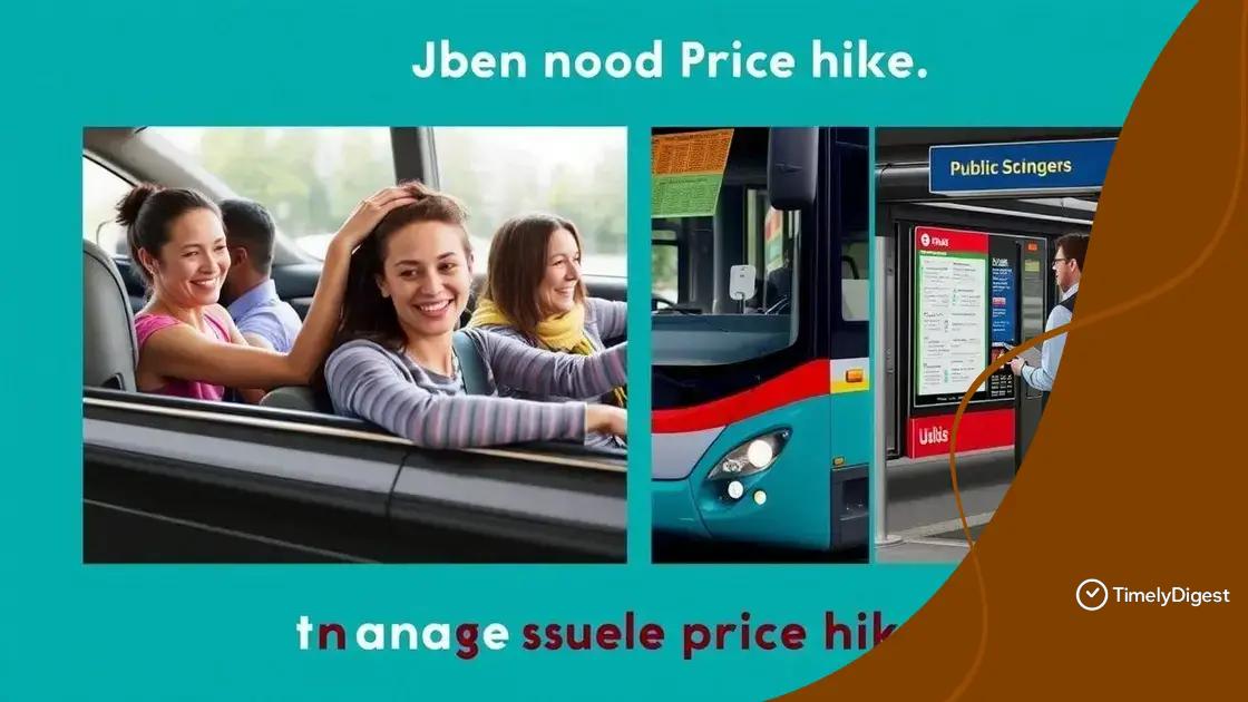 Alternatives to manage costs during fuel price hikes