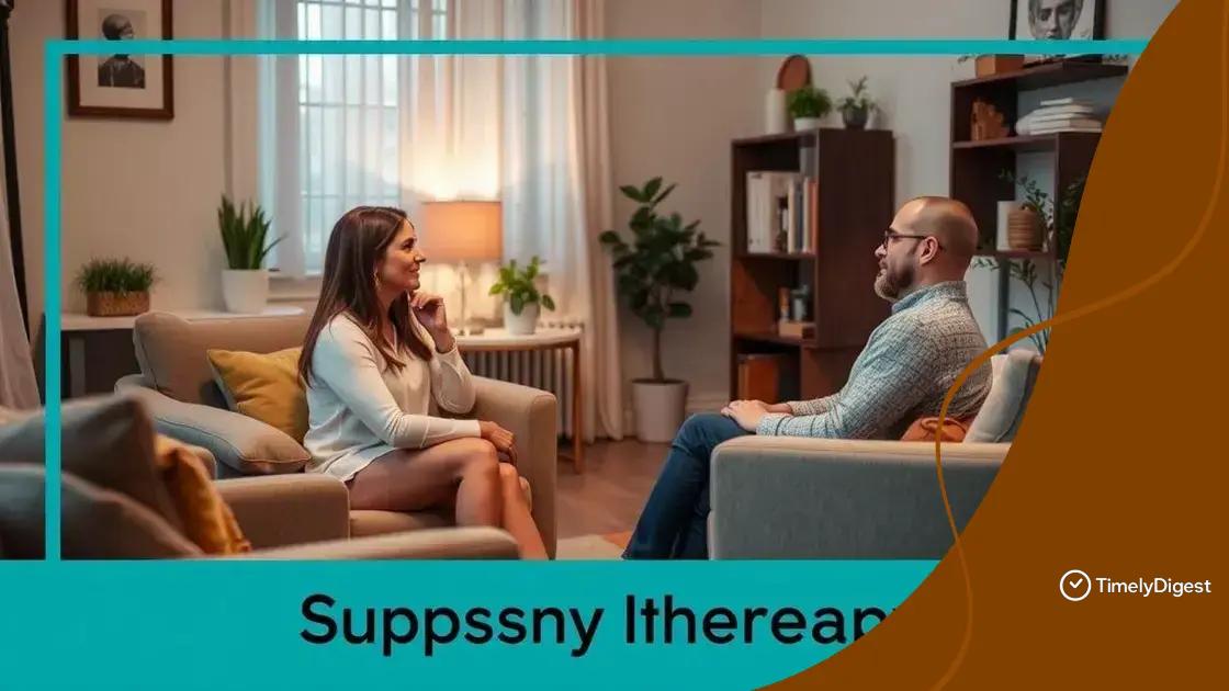 The role of therapy in mental health