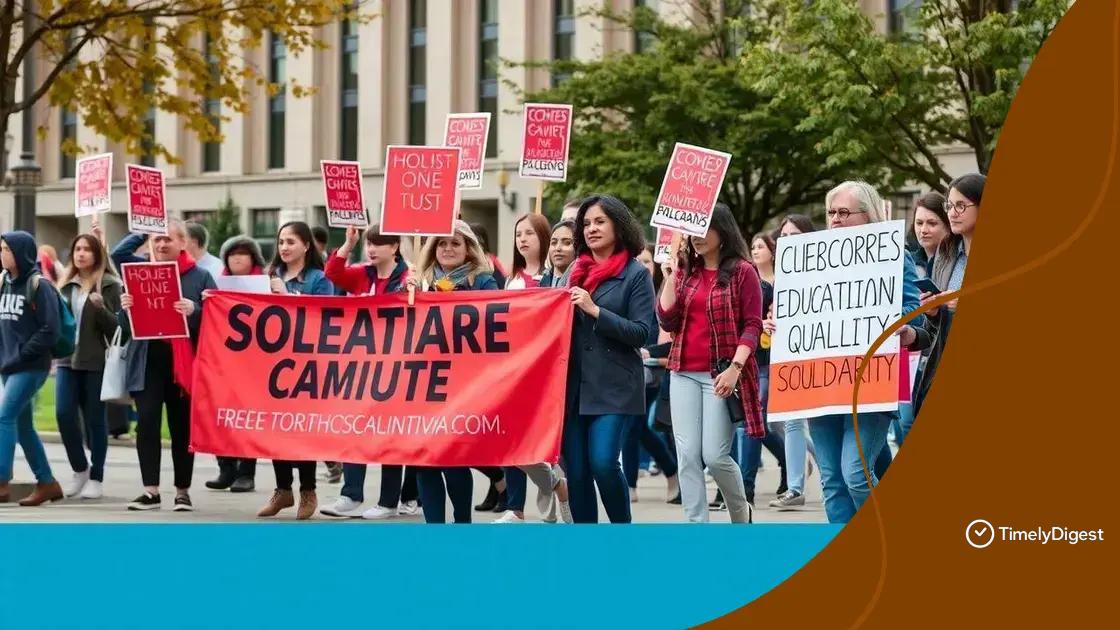 The role of faculty in strike actions